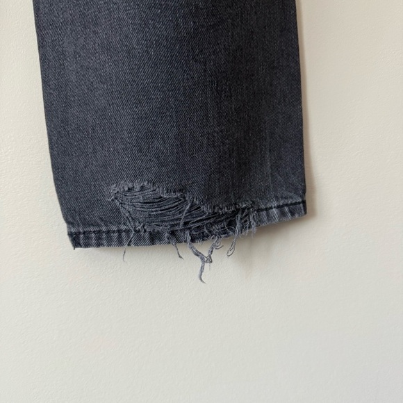 DL1961 JERRY HIGH RISE VINTAGE STRAIGHT DISTRESSED JEANS SIZE 25 STONE - Picture 7 of 12